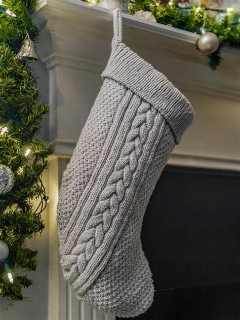 Pattern For Cable Knit Christmas Stocking at Phyllis Mosier blog