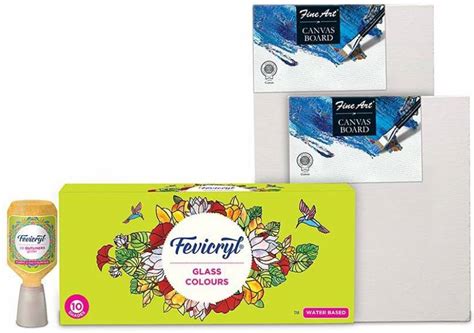 Flipkart.com | Pidilite Fevicryl Glass painting on Canvas (1 Glass ...