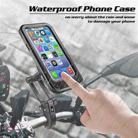 360 WATERPROOF CASE FOR BIKE PHONE HOLDER - M 4 BLACK 