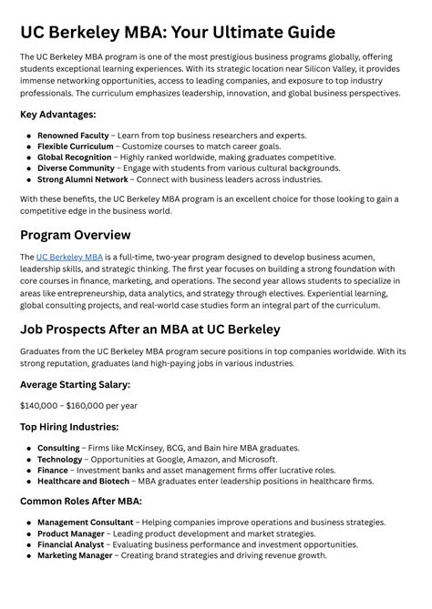 UC MBA Program 的图像结果