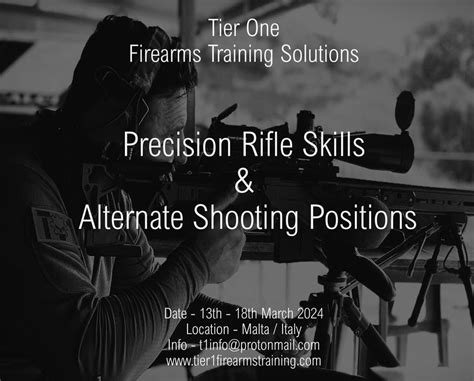 Precision Rifle Skills & Alternate Shooting Positions, Sicily, Gela, 12 ...