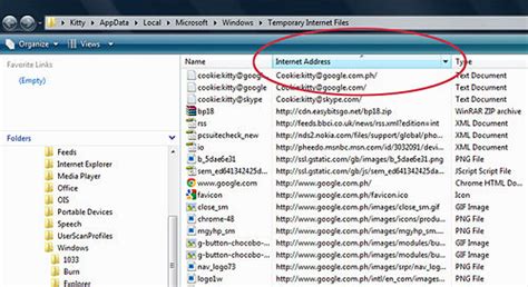 Open Temporary Internet File Folder 的图像结果