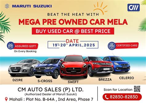 Pre-Owned Car Mela, Mohali, Plot No. B-64A, Ind area, Ph7, Mohali ...
