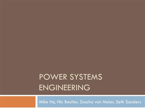 Image result for Power Systems Engineering