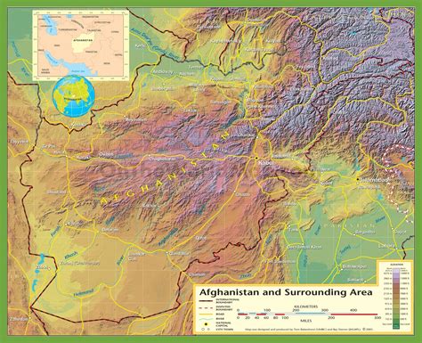 Afghanistan Geography Map