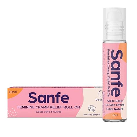 Sanfe Period Cramp Relief Roll For Women and Girl with Instant Relief ...
