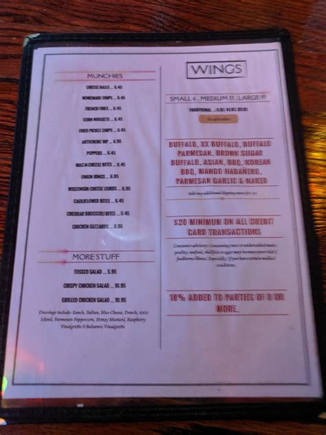 Menu at Haverhill Social Club, Haverhill, 210 1st St