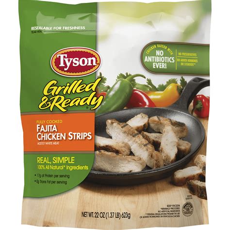 Tyson Frozen Grilled Chicken Strips