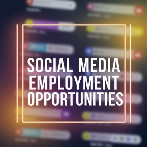 Social Media Employment Opportunities: Start Your Career - ZA Comebacks
