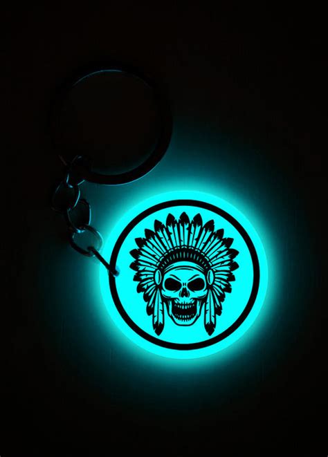 Native Indian | Keychain | Glow in Dark – Mi Glow Store