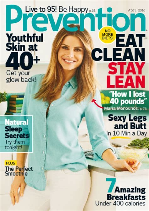 Prevention Magazine Subscription | Prevention magazine, Health fitness ...