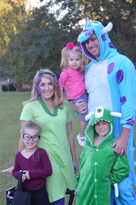 Monsters Inc Family Costumes for Halloween