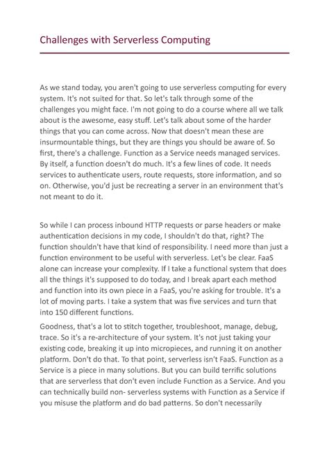 Image result for Serverless computing Challenges