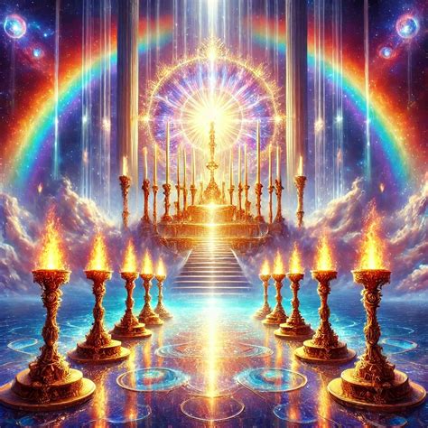 What do the seven lamps of fire represent in Revelation 4 | New ...