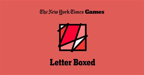 Letter Boxed — The New York Times