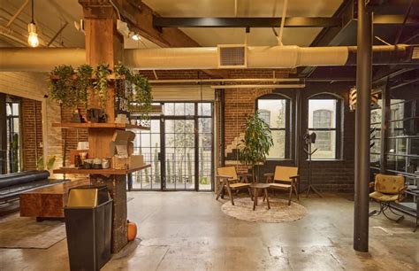 Rustic and Industrial Loft w/ Coffee | Barber | Vintage Motorcycle Shop ...