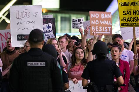 Thousands gather at LAX to protest Trump’s executive order - Daily Bruin