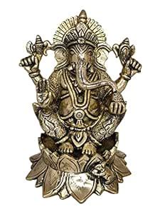 Buy Om ssvmb9 Brass Ganesh/Ganesha/Ganesh ji/Ganpati Bappa Ashtadhatu ...