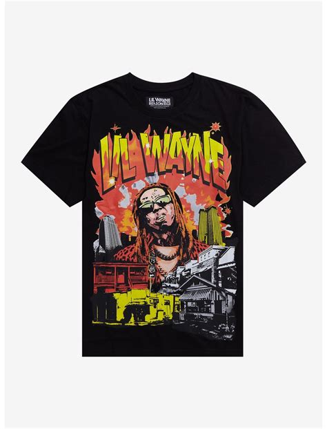 Lil Wayne Cityscape Portrait T-Shirt | Hot Topic