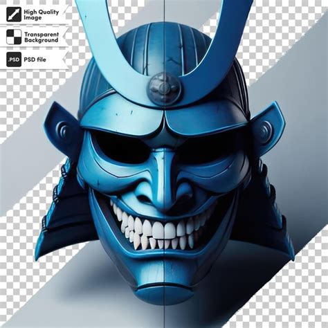 Premium PSD | Psd japanese mythology oni devil samurai mask on ...