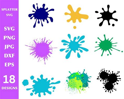 Image result for Splatter Pattern SVG
