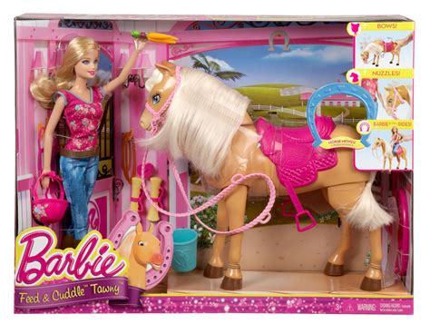 Barbie and Tawny Horse Playset | Baby meisje speelgoed, Meisjes ...