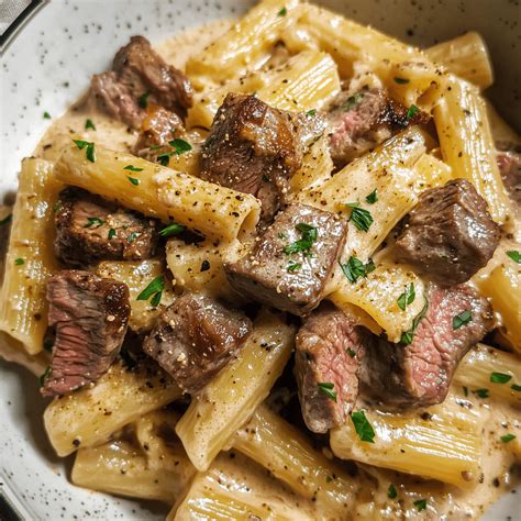 Creamy Steak Pasta Recipe