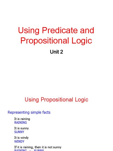 Image result for Predicate Logic Examples