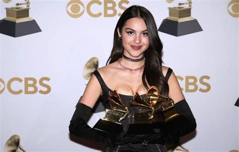 Olivia Rodrigo recalls childhood dream of winning a Grammy as she ...