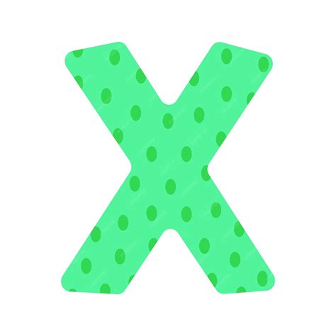 Premium Vector | The letter x. symbol from the cute alphabet. isolated on white background - Letter X Symbol