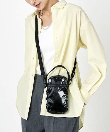 MINI PHONE CROSSBODY ブラックシャイン｜レスポートサックの通販｜&mall（アンドモール）三井ショッピングパーク公式通販