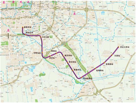 亦庄新城规划的4条有轨电车线路，涉及瀛海、博兴、马驹桥、青云店、长子营…_地铁