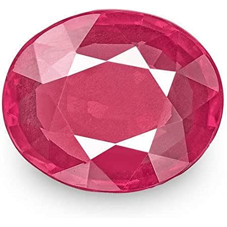 Buy SIDDHI VINAYAK GEMS AND JEWELLERS Natural Burma Ruby/Manik ...