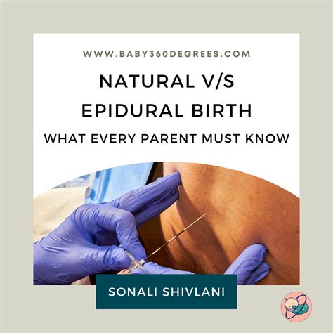 Natural Birth vs Epidural – Pros, Cons & What to Expect | Baby 360