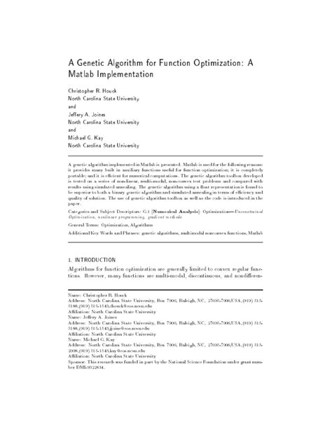 Image result for Genetic Algorithm Optimization MATLAB