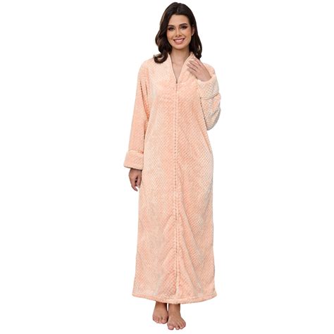 Robes for Women, LOFIR Long Womens Robes, Cozy Soft Fluffy Fleece Front ...