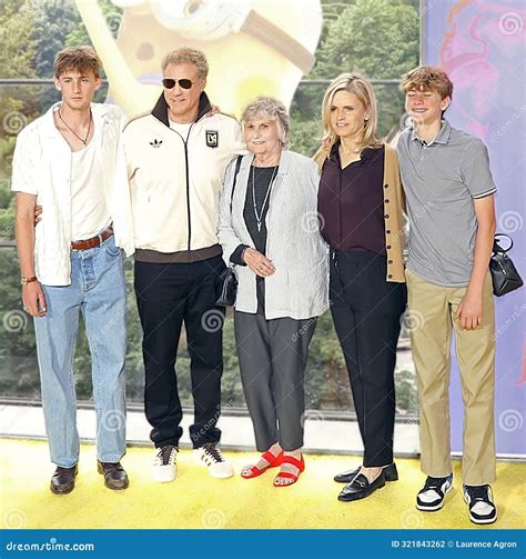 Will Ferrell and Family at the World Premiere of Illumination S ...