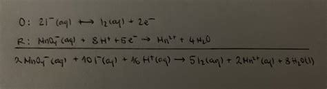 chemistry - Redox half-reactions environment - TeX - LaTeX Stack Exchange