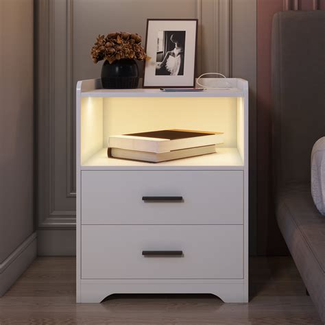 White Nightstand Table at Christiana Shepherd blog