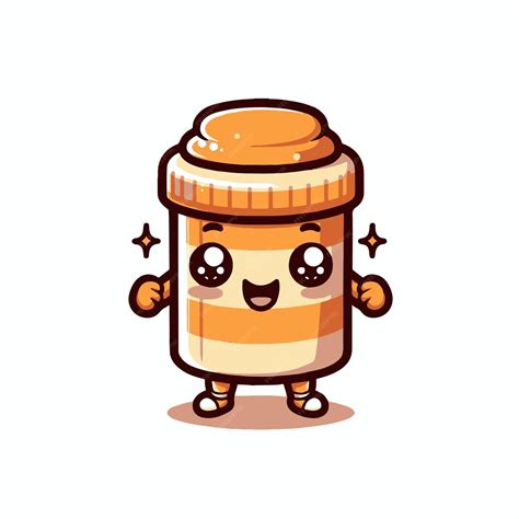 Cute medicine bottle cartoon character isolated on white background ...