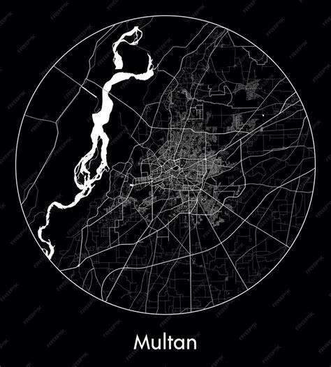 Image result for Old Map of Multan