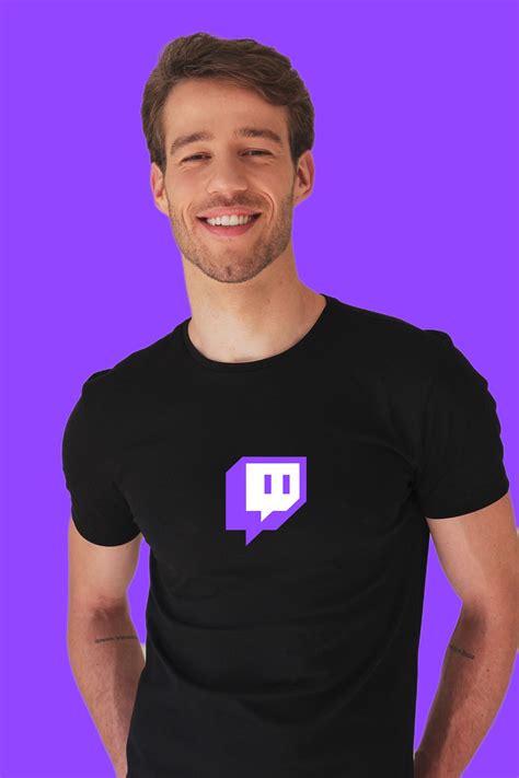 Twitch Channel Logo Shirt Twitch Tv Tee Customised Channel - Etsy