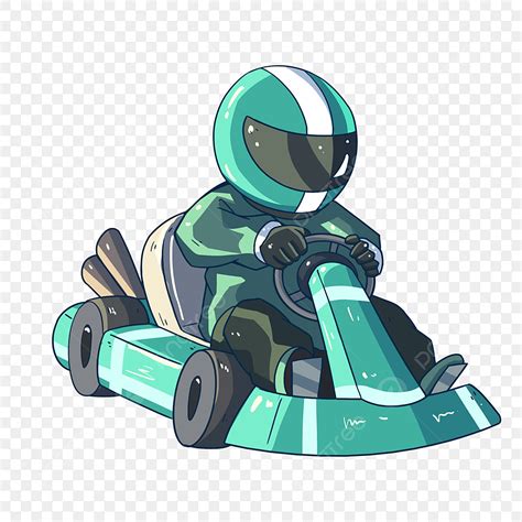 Go Kart PNG Transparent, Go Kart Comic Character Elements, Kart ...