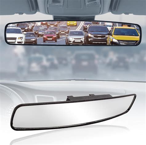 Goodyear 17” Panoramic Rear View Mirror – Universal Wide Angle Rear ...