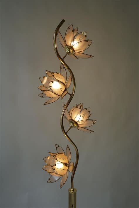Floor Lamp With Flowers