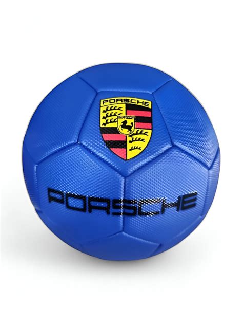 Porsche Blue Soccer Ball – Premium Football with Crest Logo | High ...