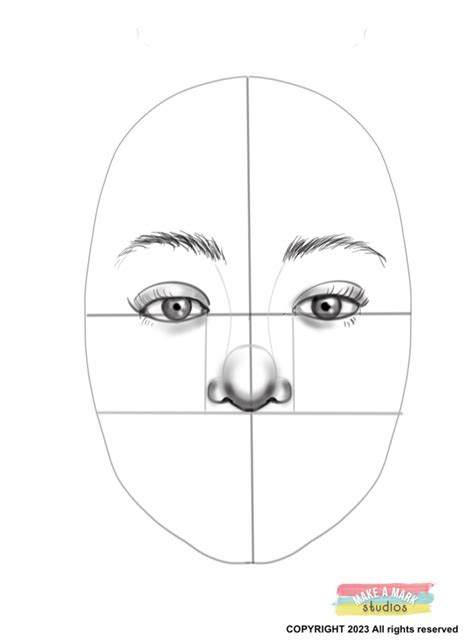 Image result for Face Proportion Drawing Lesson