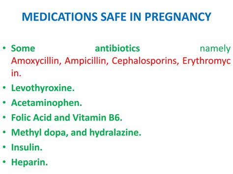 Medication during pregnancy | PPTX