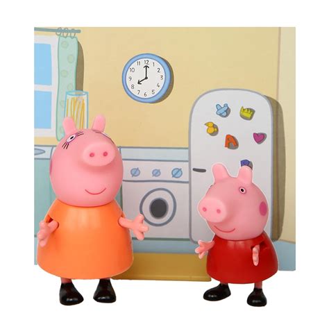Peppa Pig and Mummy Pig Twin Figure Fun Pack with Two Poseable Figures ...