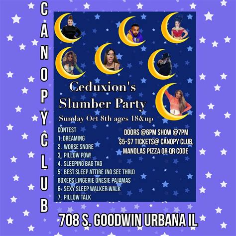 Ceduxions Slumber Party Drag Show, Canopy Club, Urbana, 8 October 2023 ...